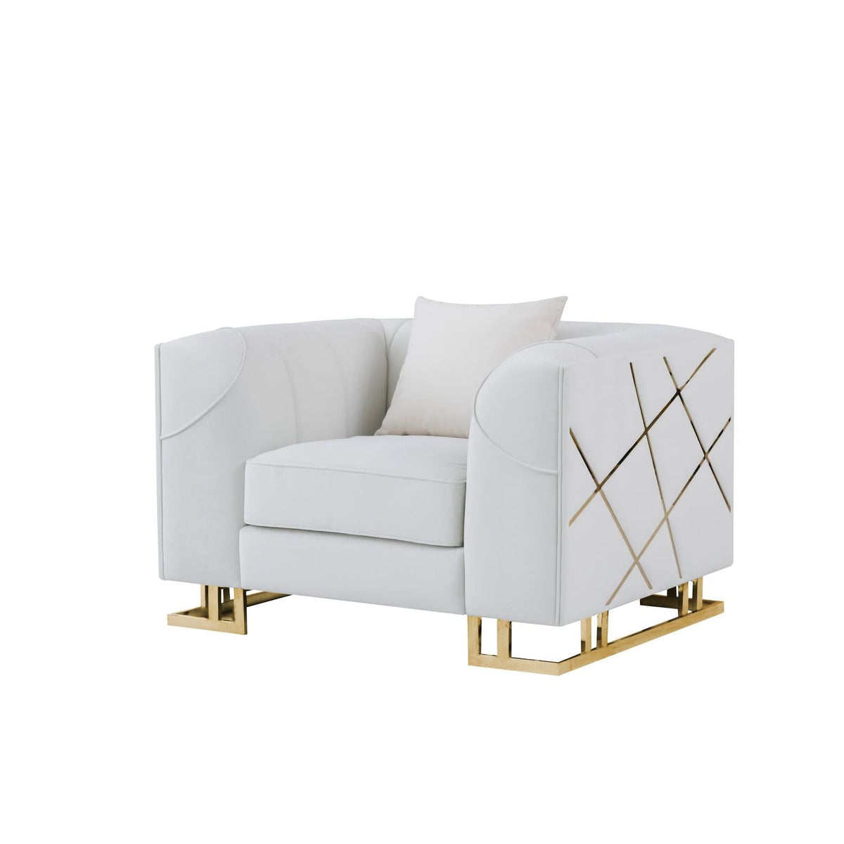 S901 Designer Sofa Set Off White