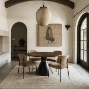 Sheridan 121.9cm Ashburl Veneer MDF Dining Table