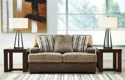 Alesbury AS18704 Sofa and Loveseat Set Chocolate