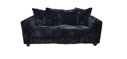 GIA SOFA & LOVESEAT SET BLACK