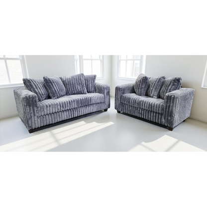 Gia S300 Living Room Set Grey