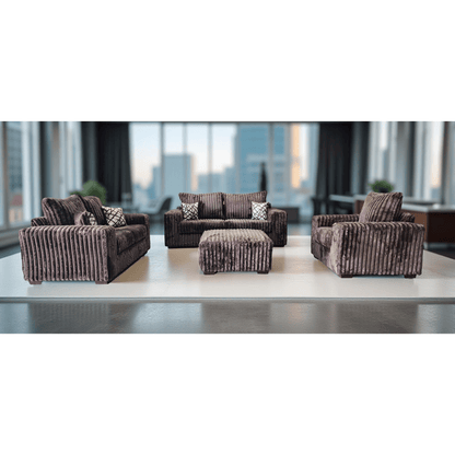 S320 Texan Oversize Living Room Set Brown