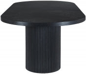 Belinda 312.4cm Oak Veneer Solid Wood Dining Table