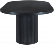 Belinda 312.4cm Oak Veneer Solid Wood Dining Table