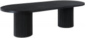 Belinda 312.4cm Oak Veneer Solid Wood Dining Table