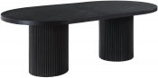 Belinda 312.4cm Oak Veneer Solid Wood Dining Table