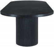Belinda 312.4cm Oak Veneer Solid Wood Dining Table
