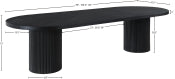 Belinda 312.4cm Oak Veneer Solid Wood Dining Table