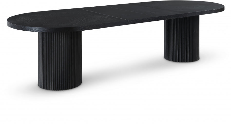 Belinda 312.4cm Oak Veneer Solid Wood Dining Table