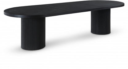 Belinda 312.4cm Oak Veneer Solid Wood Dining Table