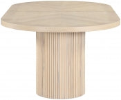 Belinda 312.4cm Oak Veneer Solid Wood Extendable Dining Table