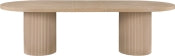 Belinda 312.4cm Oak Veneer Solid Wood Extendable Dining Table