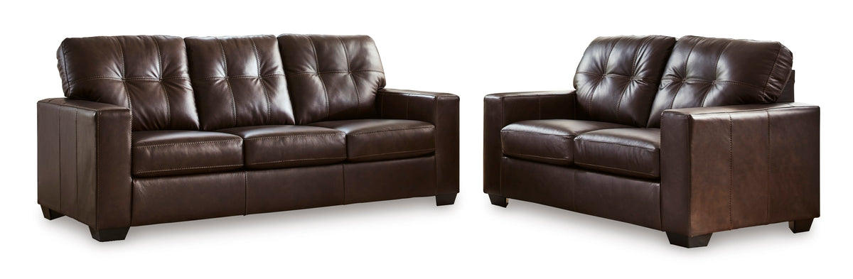 Santorine AS21706 Loveseat Dark Brown