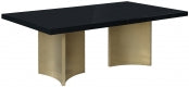 Immerse 213.4cm Lacquer Top Extendable Dining Table Black