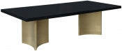 Immerse 213.4cm Lacquer Top Extendable Dining Table Black