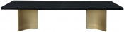Immerse 213.4cm Lacquer Top Extendable Dining Table Black