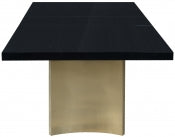 Immerse 213.4cm Lacquer Top Extendable Dining Table Black