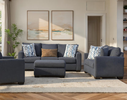 Behold 2275 Stationary Sofa and Loveseat Set Charcoal