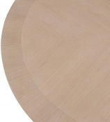 Belinda 121.9cm Oak Veneer Solid Wood Dining Table
