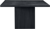 Belinda 137.2cm Oak Veneer Solid Wood Dining Table