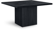 Belinda 137.2cm Oak Veneer Solid Wood Dining Table