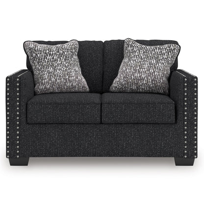 Jasmine Peaks AS28904 Sofa and Loveseat Coal