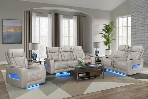 Skyline (Sand) Reclining Set