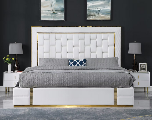 Luxe Edge Storage Bed