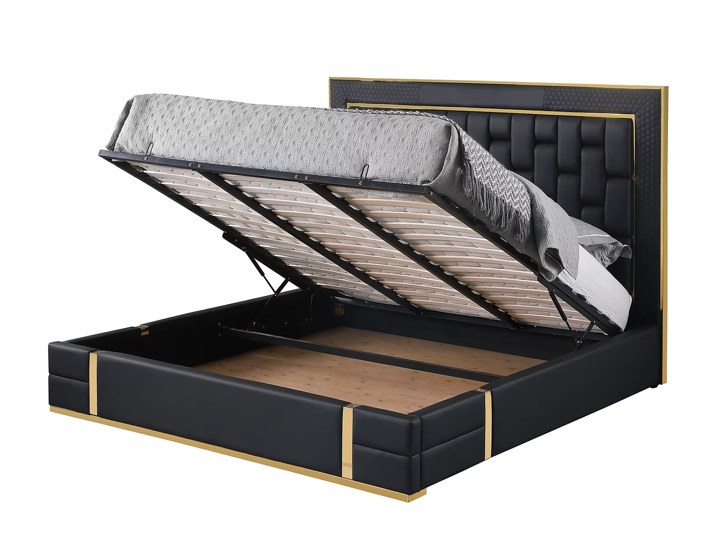 Luxe Edge Storage Bed