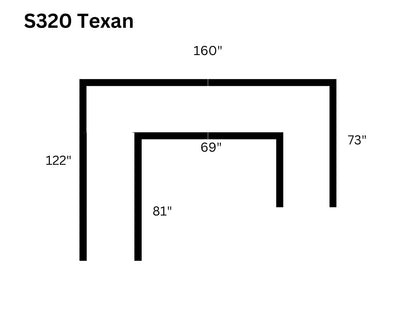 Big Texan 4pcs Sectional