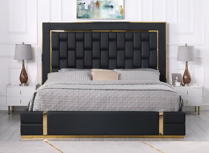 Luxe Edge Storage Bed