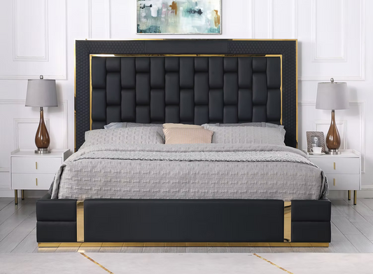Luxe Edge Storage Bed