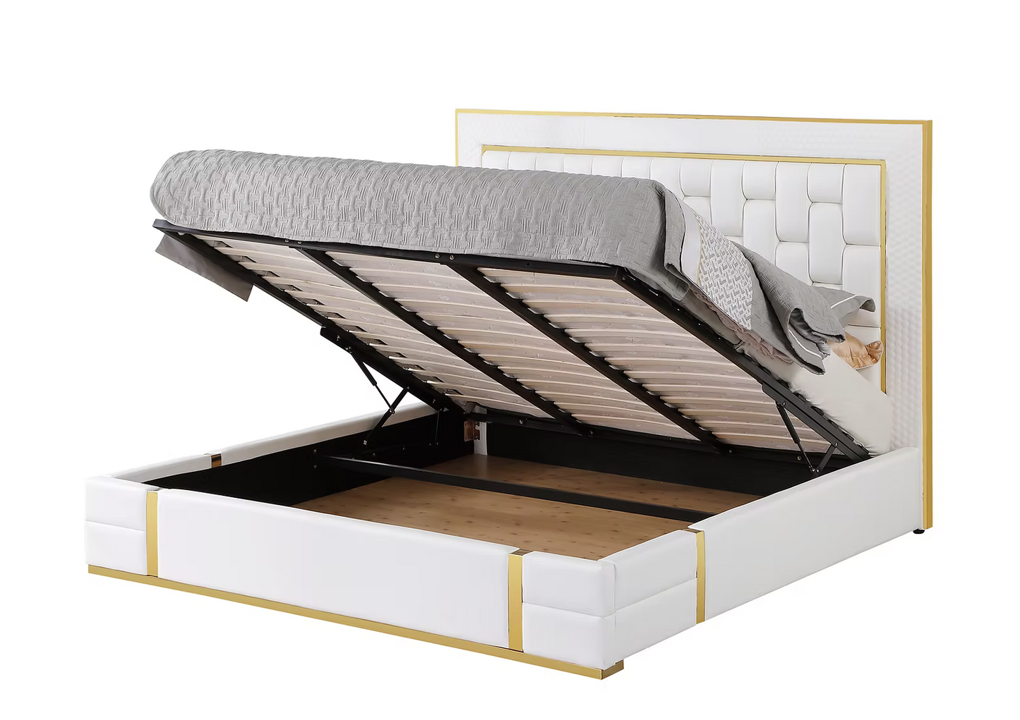 Luxe Edge Storage Bed
