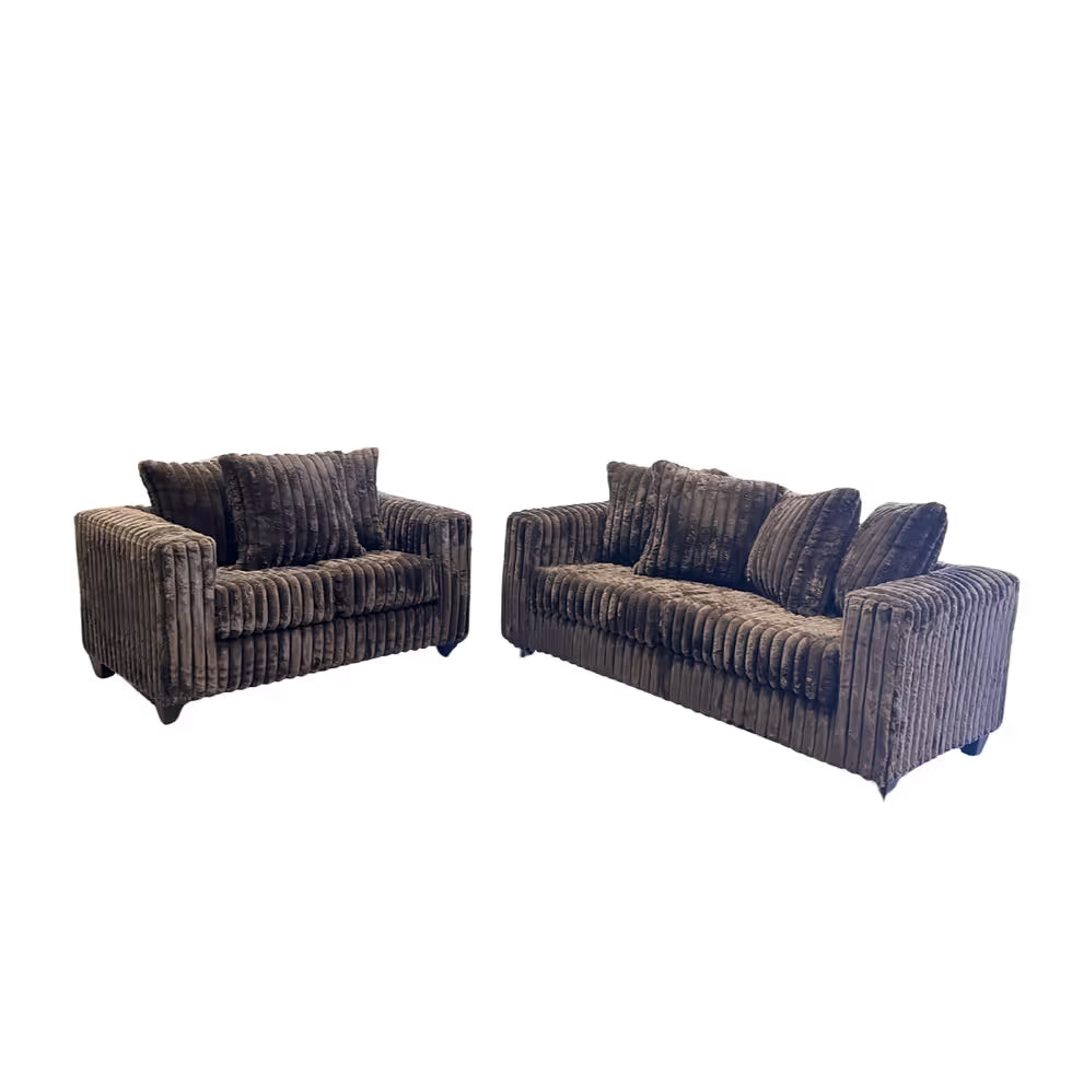 Gia S300 3-Piece Sectional Chocolate
