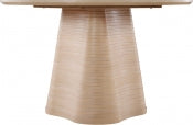 Bernada 121.9cm Oak Veneer Solid Wood Dining Table