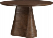 Bernada 121.9cm Oak Veneer Solid Wood Dining Table