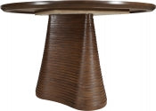 Bernada 121.9cm Oak Veneer Solid Wood Dining Table