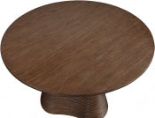 Bernada 121.9cm Oak Veneer Solid Wood Dining Table