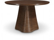 Bernada 121.9cm Oak Veneer Solid Wood Dining Table