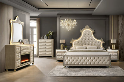 Majesty2 5-Piece Bedroom Set Beige