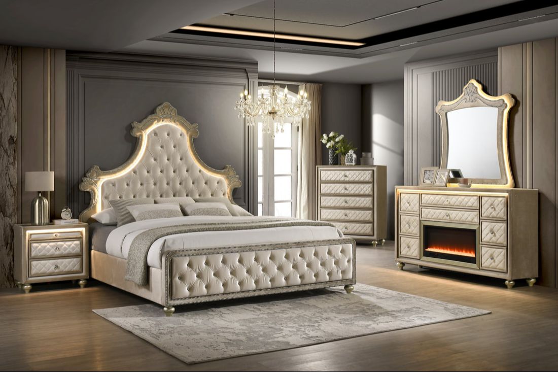 Majesty2 5-Piece Bedroom Set Beige
