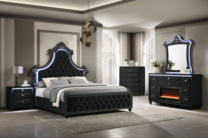Majesty2 5-Piece King Bedroom Set Black