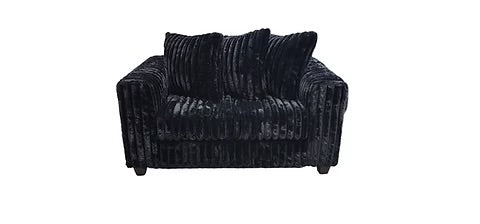 GIA SOFA & LOVESEAT SET BLACK