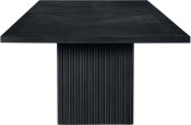 Belinda 274.3cm Oak Veneer Solid Wood Dining Table
