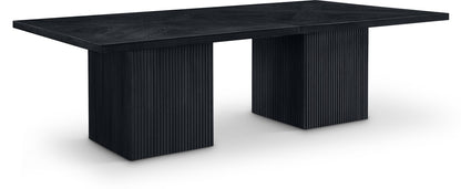 Belinda 274.3cm Oak Veneer Solid Wood Dining Table