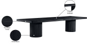 Belinda 243.8cm Oak Veneer Solid Wood Dining Table