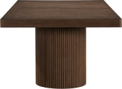 Belinda 243.8cm Oak Veneer Solid Wood Dining Table