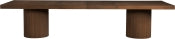 Belinda 243.8cm Oak Veneer Solid Wood Dining Table