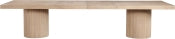 Belinda 365.8cm Oak Veneer Solid Wood Dining Table