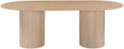 Messina 221cm Travertine Dining Table